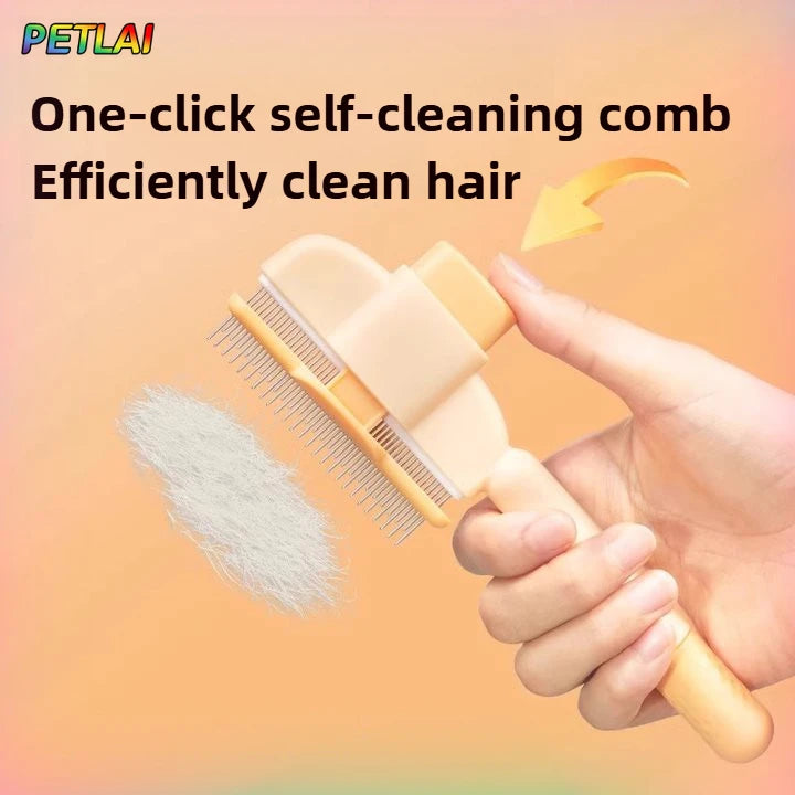 QuickClean Pet Hair Grooming Comb