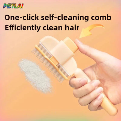 QuickClean Pet Hair Grooming Comb
