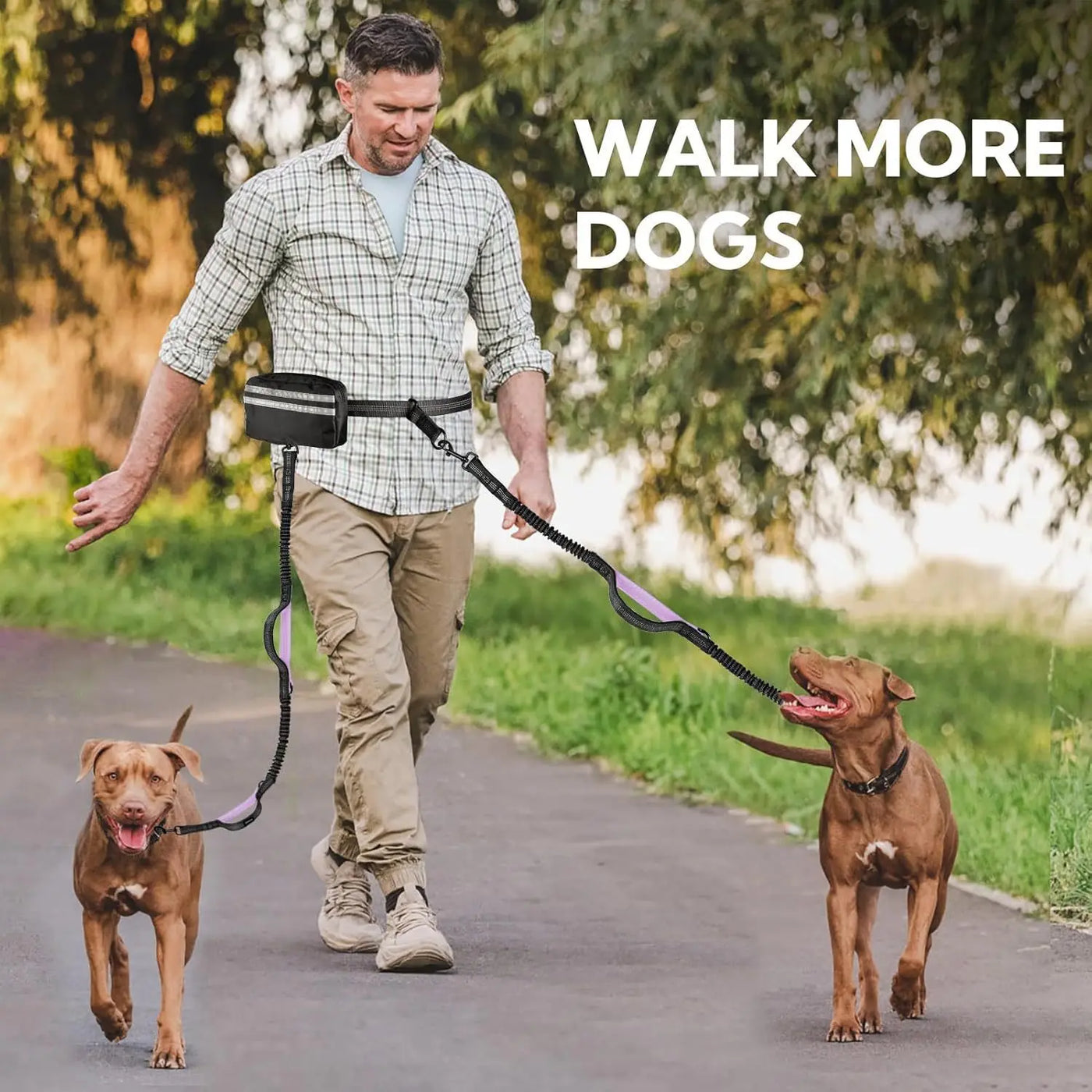 Hands-Free Running Dog Leash Pack