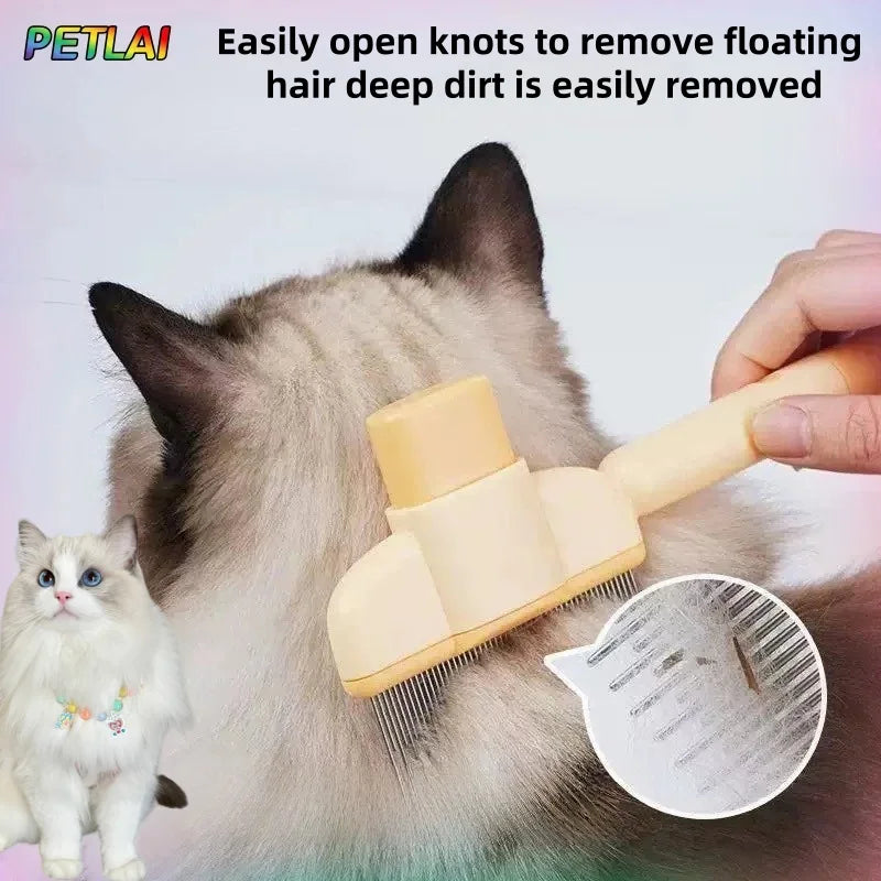 QuickClean Pet Hair Grooming Comb