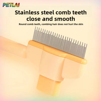QuickClean Pet Hair Grooming Comb